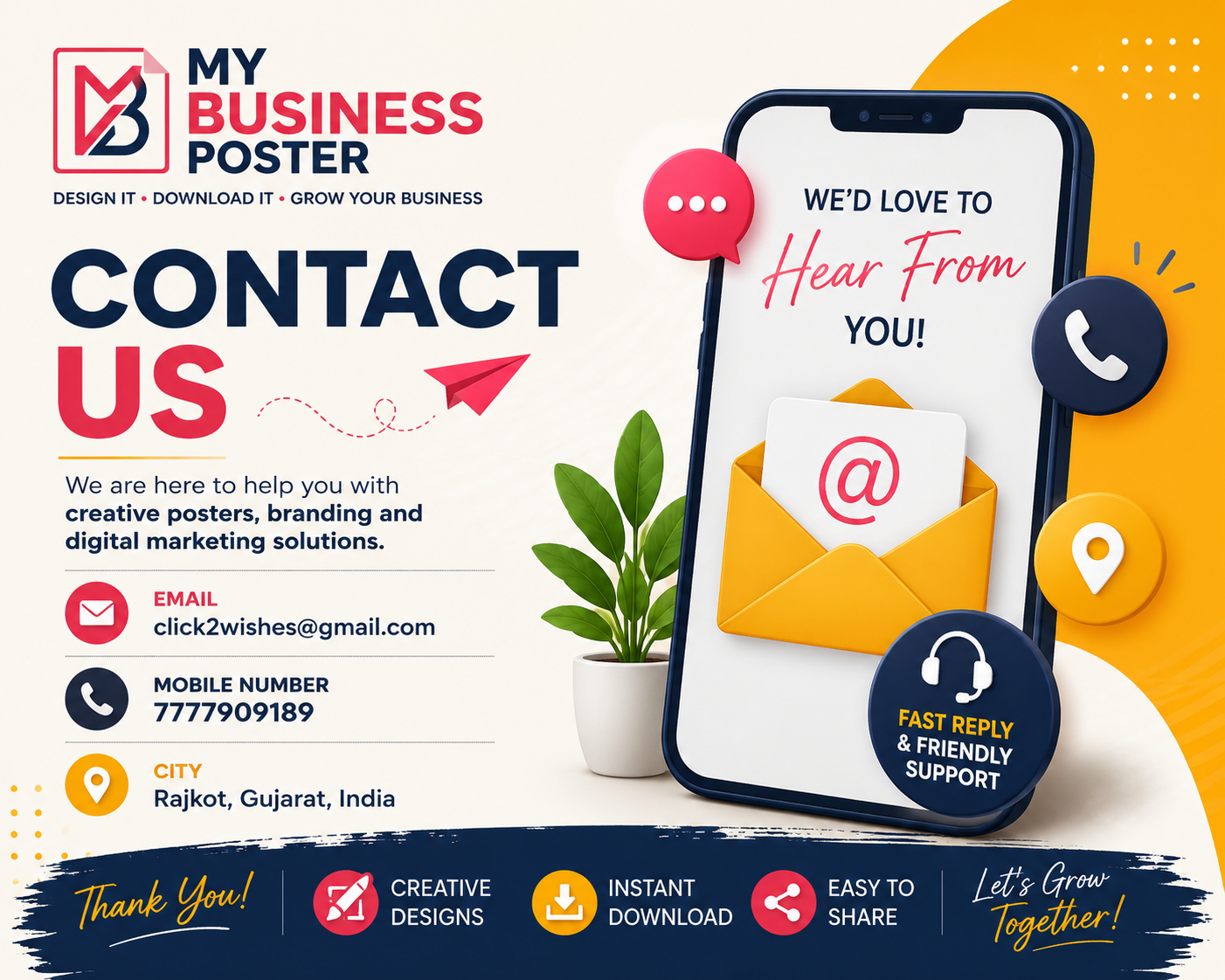 Contact My Business Poster